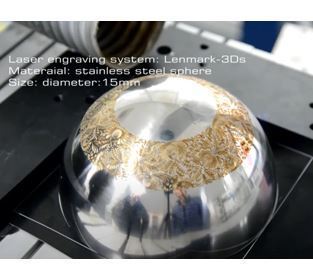 [ Feeltek ]<br> Stainless Steel Sphere<br> 3D Surface Laser Engraving
