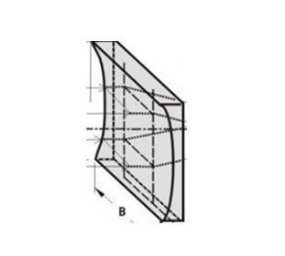 [ Eksma ]<Br> Plano-Concave Cylindrical Lenses